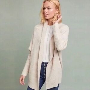Sleeping On Snow Anthropologie Cardigan Sweater Size XXS Oversize Alpaca Wool
